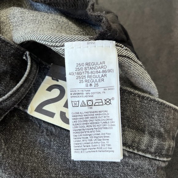 NWT Gap Cheeky Sky High Short Dark Grey Size 25 - Picture 11 of 11